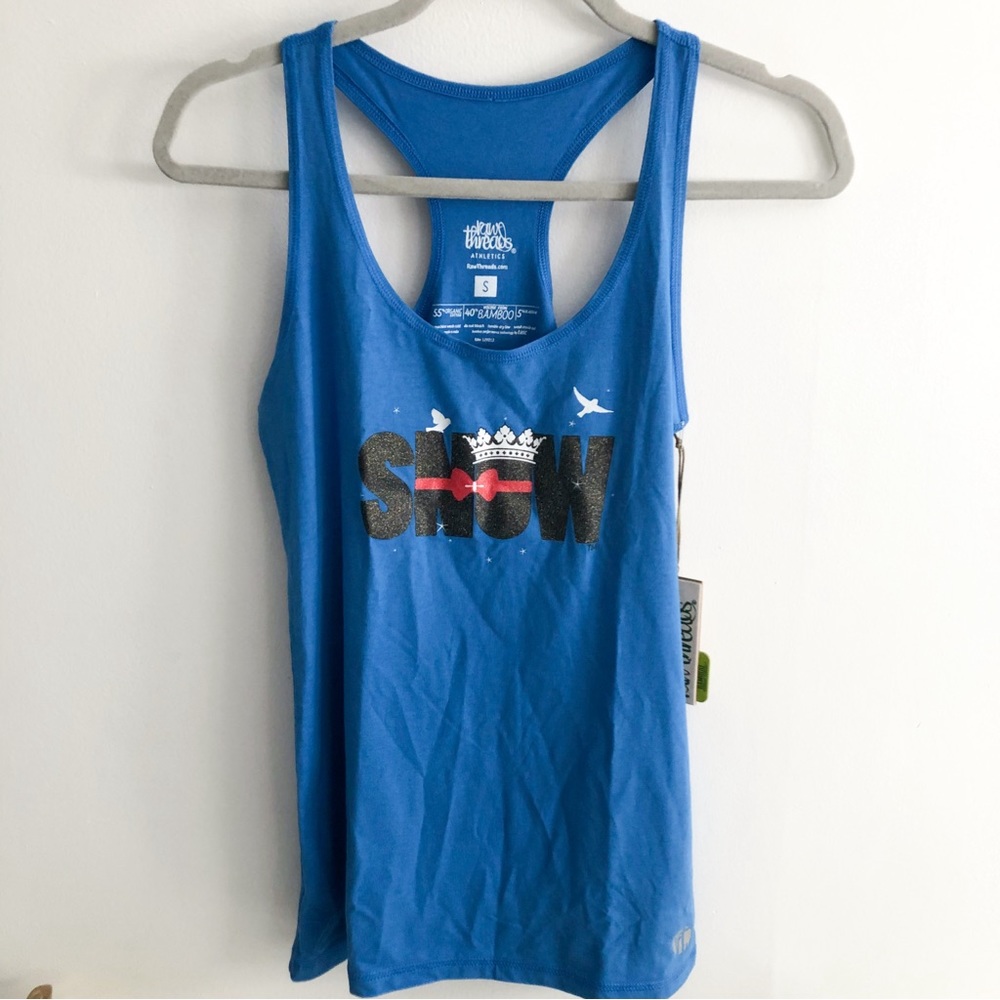 Raw Threads ‘Snow’ Racerback Run Tank - Picture 2 of 4